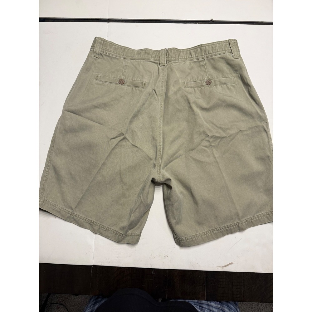 Tommy Bahama Relax Mens 36 Pleated Chino Shorts Khaki Tan Tencel Cotton Blend